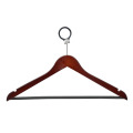 Wooded Clothes Hanger Coat Hanger with Metal Hook