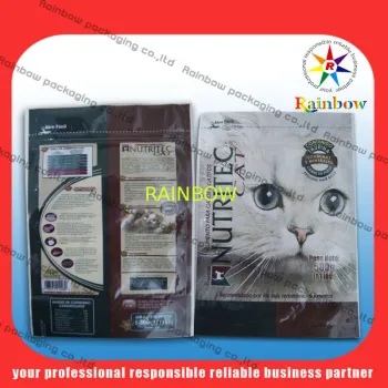 Food Grade Customized Aluminum Foil Pet Food Pouch Bag For Cat Food