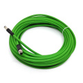 Stíněné D kódování samce M8 4p Profinet Cable