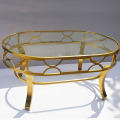 Simple creative elliptic coffee table