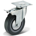 Light industrial casters with brakes