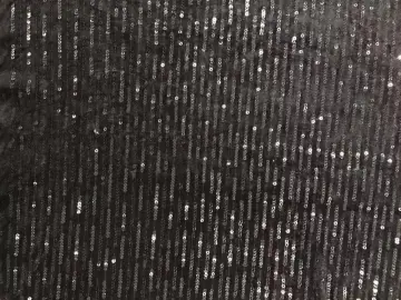 Dark Tone Sequin Lint Embroider Fabric