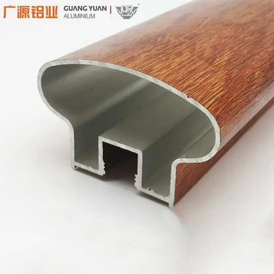 Wood Grain Aluminum Extrusion Railing