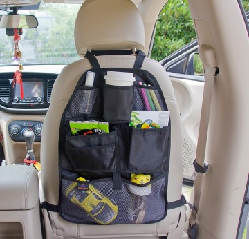 Low MOQ 300PCS with divided storage pocket car organizer back seat