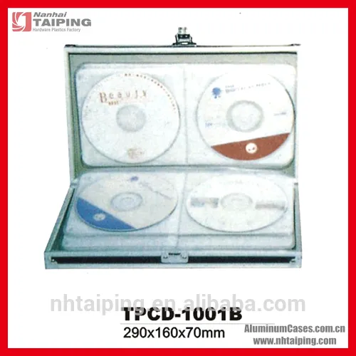 Aluminum Personalized CD case CD Display Case CD Security Cases