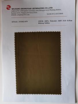 100% Polyester 320T F-D 0.15cm Ribstop Taffeta