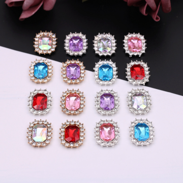 Wholesale MultiColor AB Acrylic Gem Flatback Flower Rhinestones: Ideal for DIY Clothes and Accessories