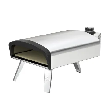 Outdoor Stainless Steel Pizza Oven with BBQ and Pizza Stone for Garden Kitchen