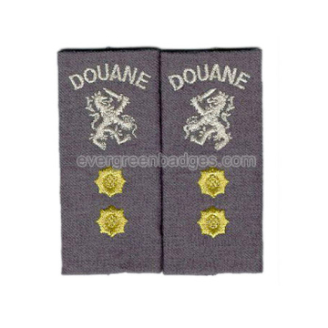 Epaulette with OEM or ODM Design Military Army Patch