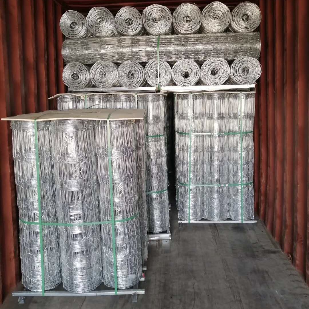 Container loading of wire mesh products at the ANJIA Group factory