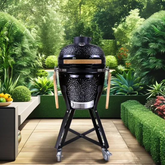 Auplex 18-Inch Kamado Charcoal Grill: Portable Pellet Smoker BBQ Sale