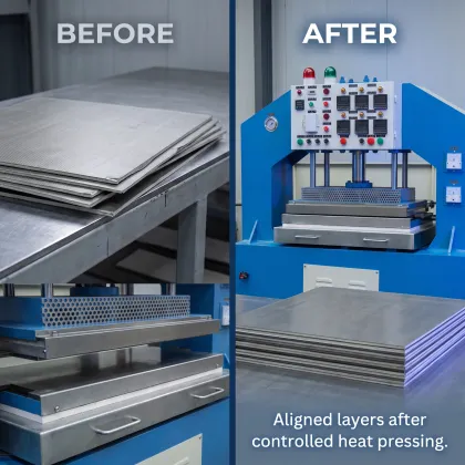 Four Post Shoe Upper Hot Forming Press