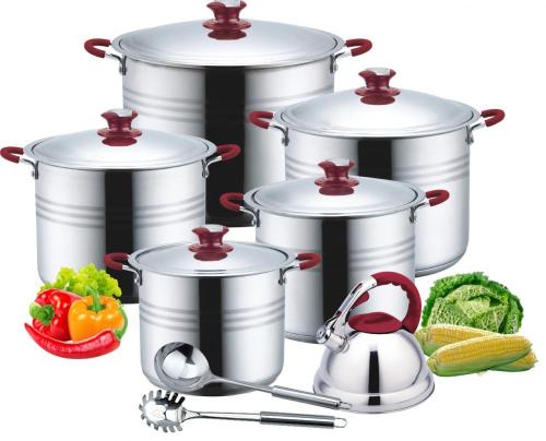 Soft touch 13pcs stock pot costco