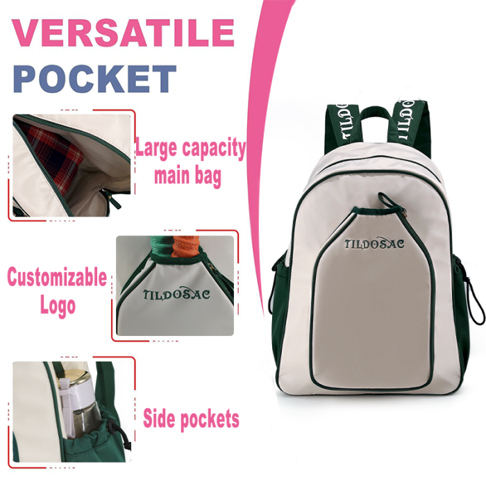 High quality Nylon material Pickleball backpack