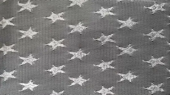 high quality of jaquard mesh net fabric