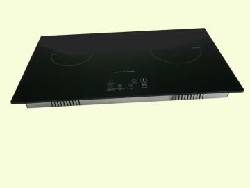 Hob in ceramica vitro nera con controllo del sensore touch