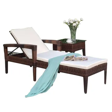 Outdoor Resort Pool Folding Beach Chair Chaise Lounge
