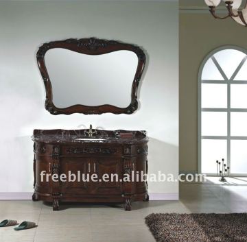antique solid wood bathroom furniture