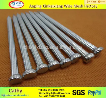 concrete steel nails / steel nails manufacturer
