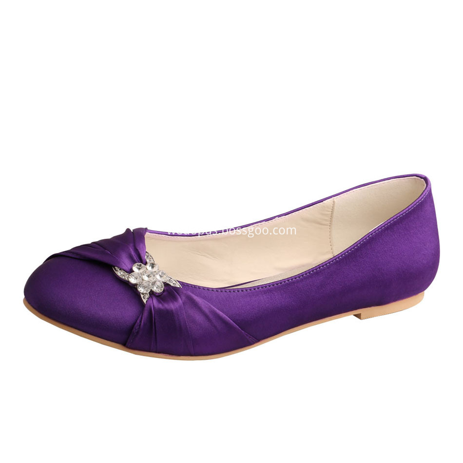 Purple Bridal Shoes