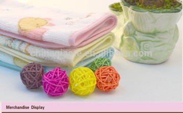 binding cotton printed towel for children