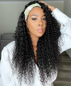 Full Cuticles Aligned Brazilian human Hair Headband Wigs,Cheap Wholesale Natural Virgin Human Hair Wigs for black Women