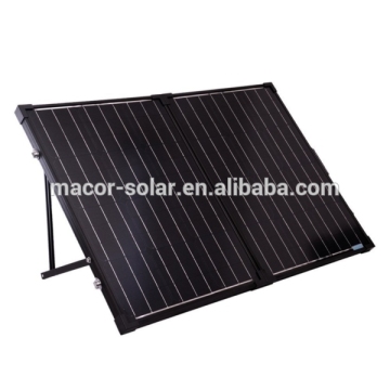 High quality 100W Black color off grid solar system , Solar-powered 12V Battery Charger with Built-in Charge Controller