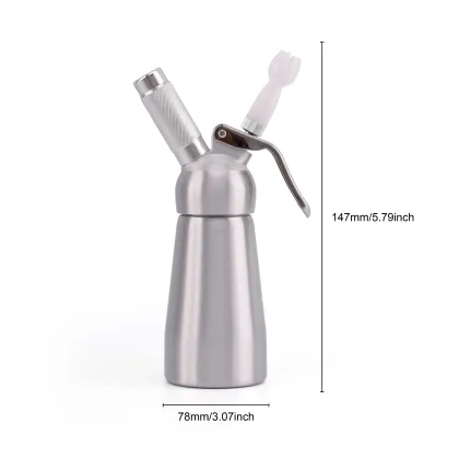 Custom Logo 250ml Aluminum Whip Cream Dispenser