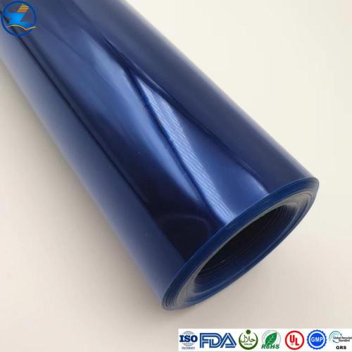 Clear Blue Thermoforming PVC/PVDC Pharma Films