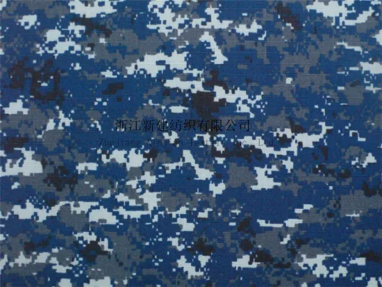 CVC Navy Camouflage Fabric for Middle East
