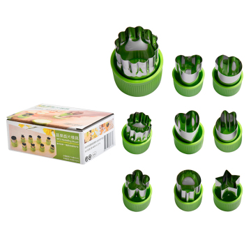 Stainless Steel Star Heart Shape Vegetable Cutter - Portable Kitchen Gadget