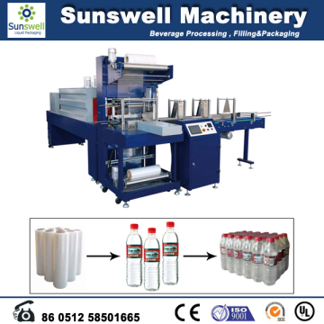 Auto PE Film Bottles-Shrinking Wrap Packing Machine