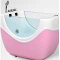 Plastic pet bath tub for dog shower
