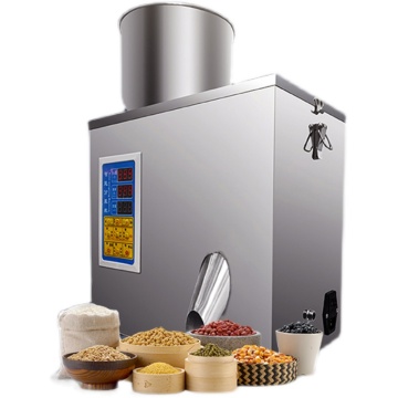 Tea semi-automatico, spezie, erbe, noci, caramelle, polvere e macchina per il ripieno di granuli (1-100 g)