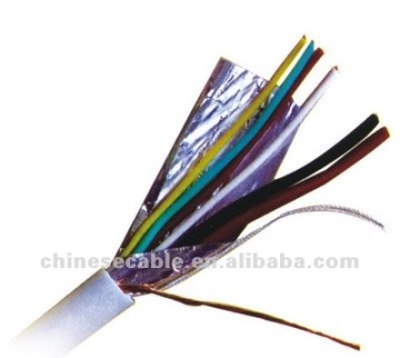22AWG PVC Insulated Shielded 6 Cores Security Alarm Cable