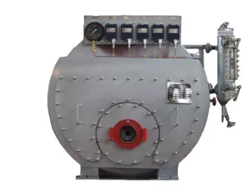 High Pressure Marine Steam Boiler With Water Level Gauge / Water Level Controller