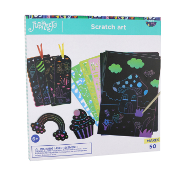 Scratch Art Set: Creative Art Supplies for Kids and Adults