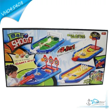 4 in 1 Basketball Football Bowling Shooting Toys Game for Children