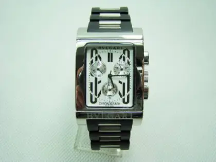 Bvlgari Rettangolo Chronograph mens style wrist watches on watchoceans