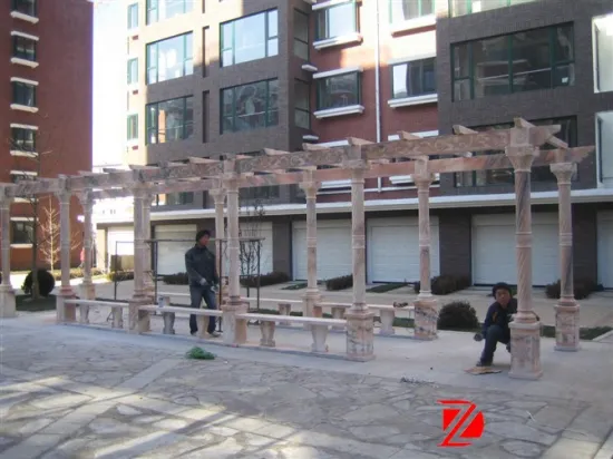 Red Garden Large Outdoor Gazebo With Bar