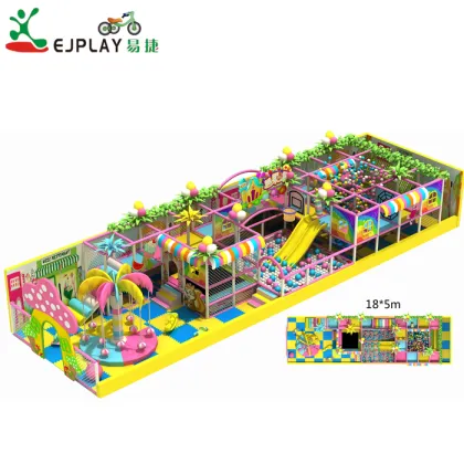Soft Play Ball Pit and Slide: Children's Indoor Climbing Structures for Playgrounds