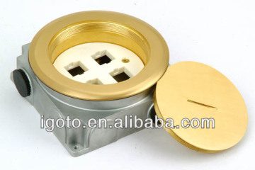 CCC IS09001 floor socket four data socket