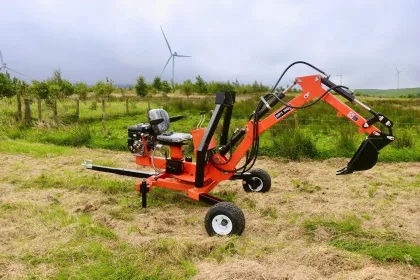 ATV 360 Backhoe: Mini Digger with 360 Swivel Capacity