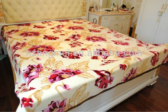 100% polyester Mink velvet blanket for home