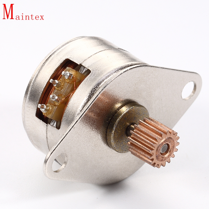 10 pcs Miniature 10MM 2 Phase 4 Wire Stepper Motor Brushless Motor Copper Gear 