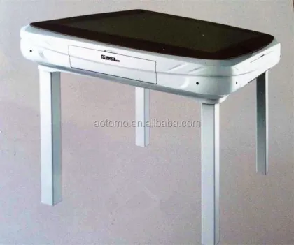 Automatic Electronic Silver Grey Mahjong Table