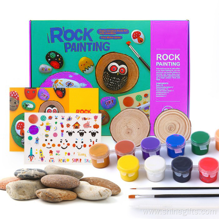 kid Creative Stone Rock Painting Kit