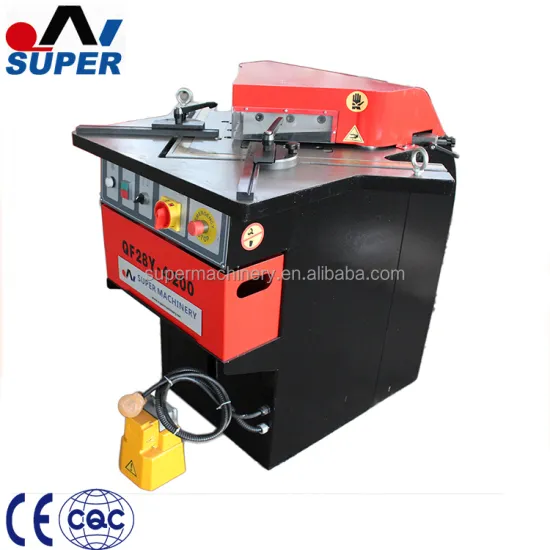 4X200mm Fixed Angle Hydraulic Sheet Metal Plate Corner Notching Machine