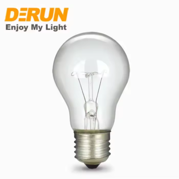 Clear Frost Glass Incandescent Light Bulbs A55/A60/A70, 25W-100W, E27/B22 Socket, Tungsten Filament