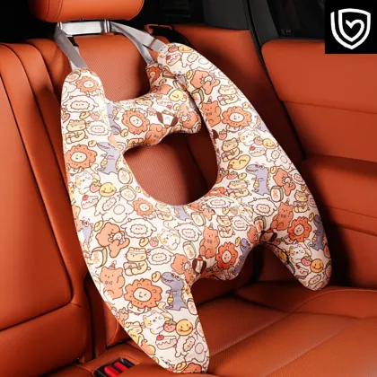 Children's car headrest pillow